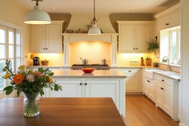 Klassisk landlig kjøkken