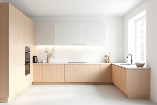 Moderne skandinavisk kjøkken